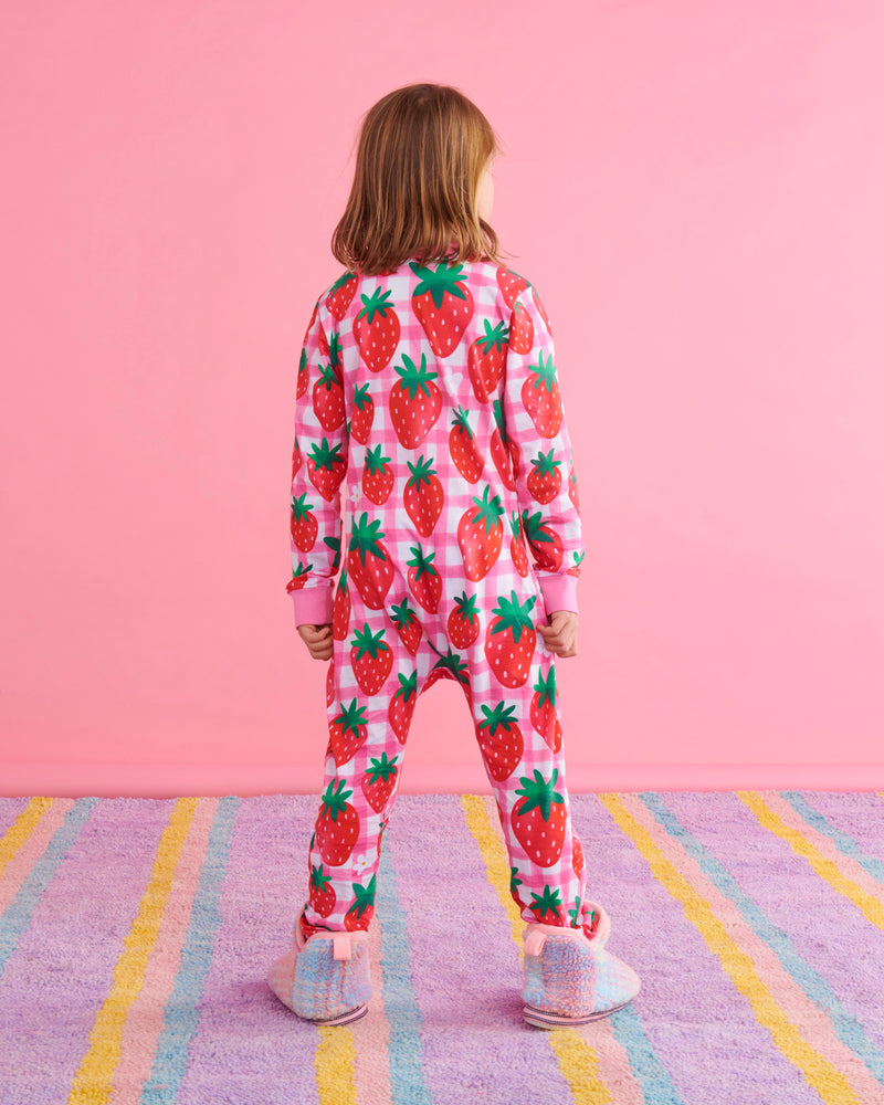 Strawberry Jam Organic Cotton Pyjama Onesie