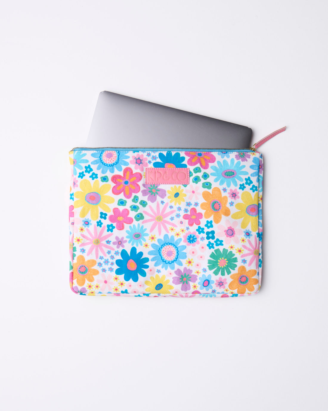 Rainbow Flowers Laptop Case