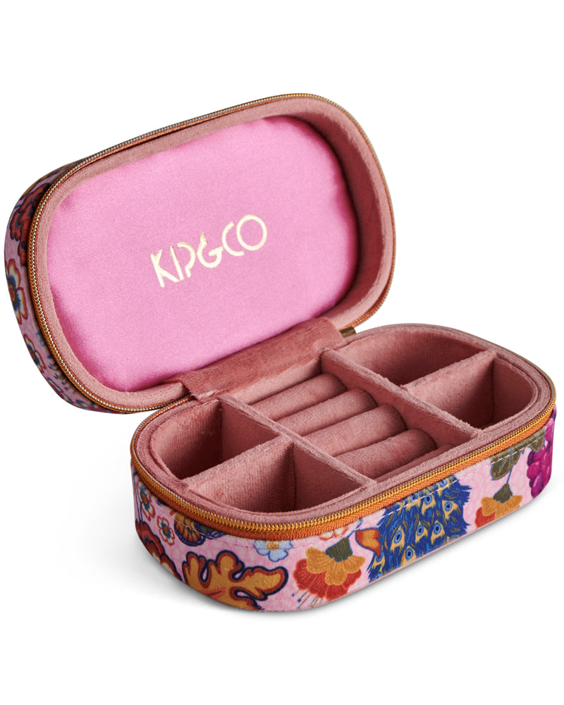 Lyon Travel Velvet Jewellery Box