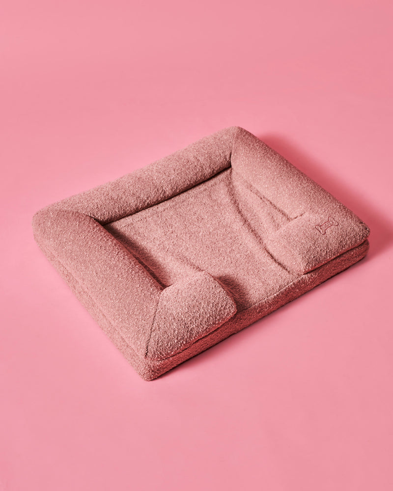 Polly Boucle Dog Bed