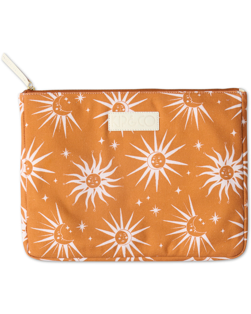 Ray Of Light Ochre Laptop Case