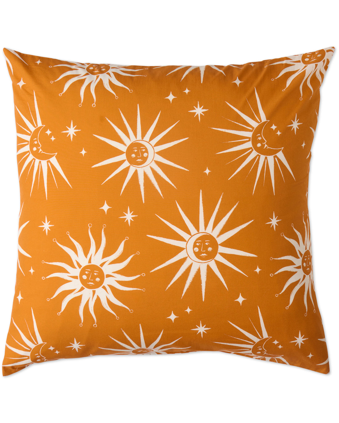 Ray Of Light Ochre Organic Cotton European Pillowcases