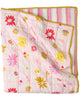 Rise And Shine Reversible Linen Quilted Bedspread