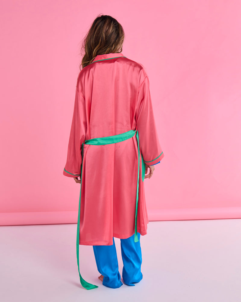 Cantaloupe Eco Satin Robe