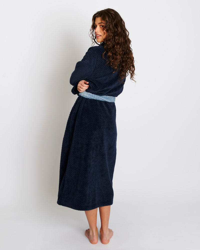 Deep Blue Cosy Robe