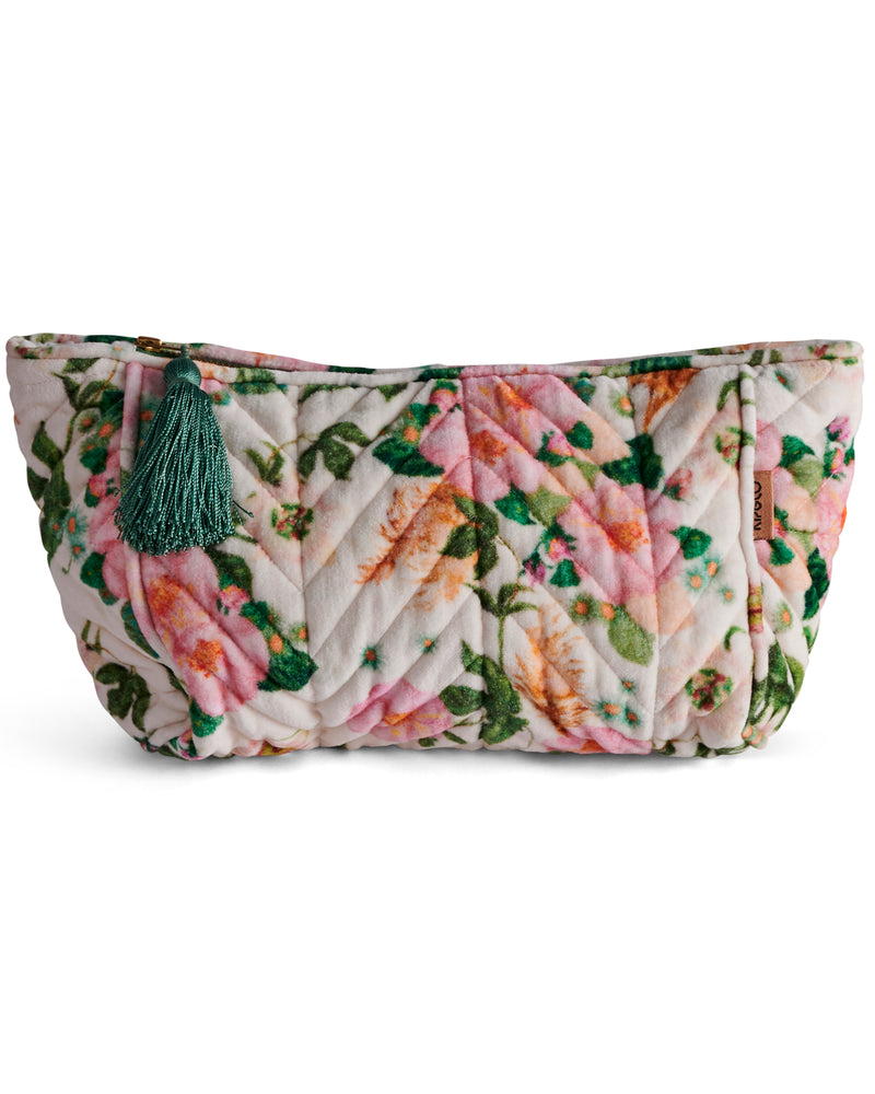 Sunday Stroll Velvet Toiletry Bag