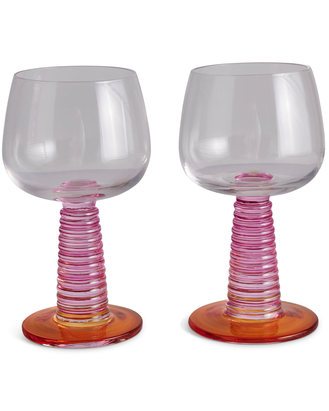 Sunset Stalk Wine Glass 2P Set