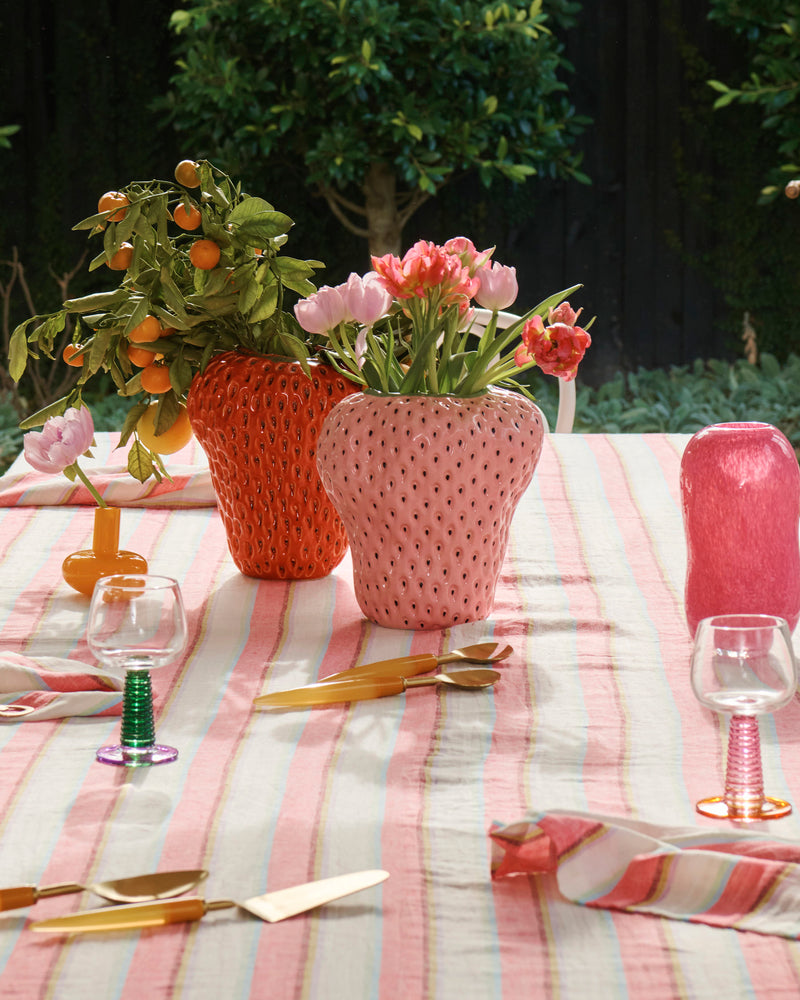 Pink Pineberry Vase