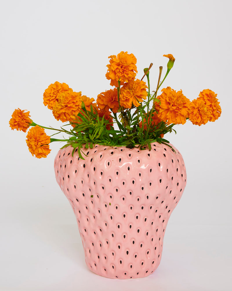 Pink Pineberry Vase