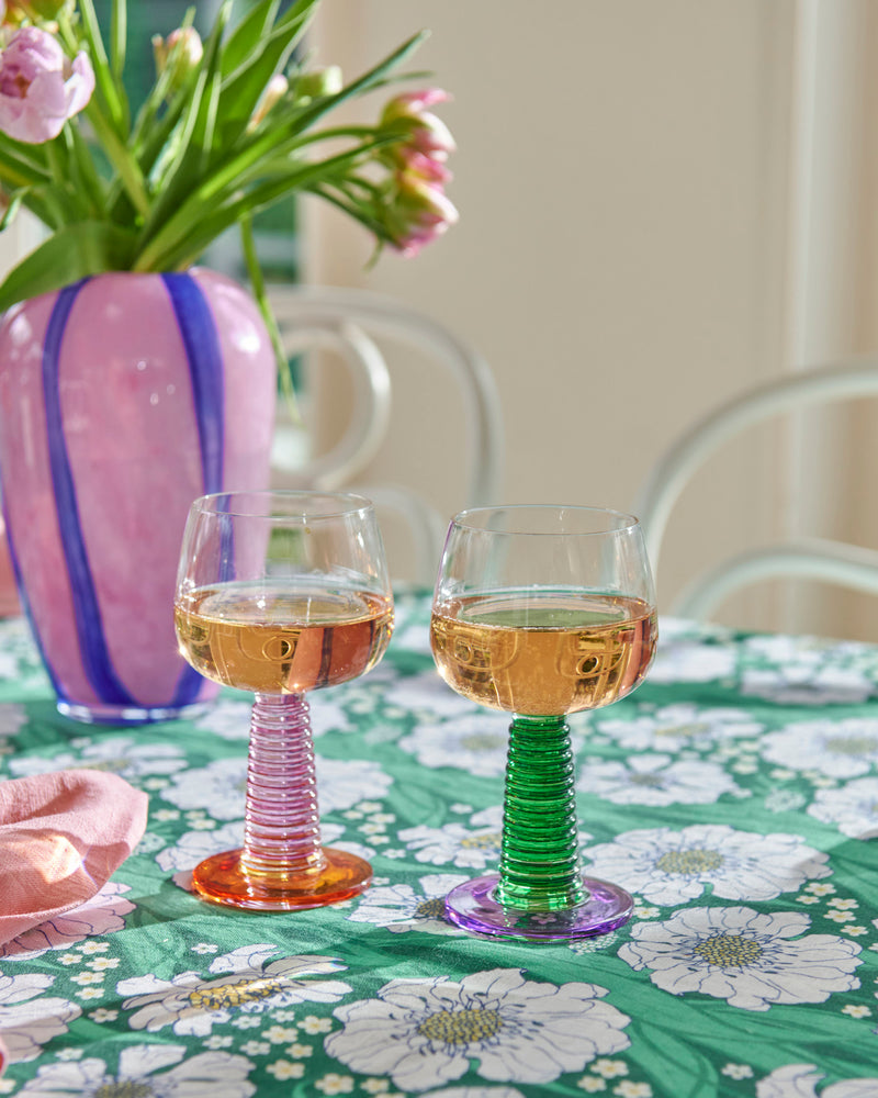 Sunset Stalk Wine Glass 2P Set