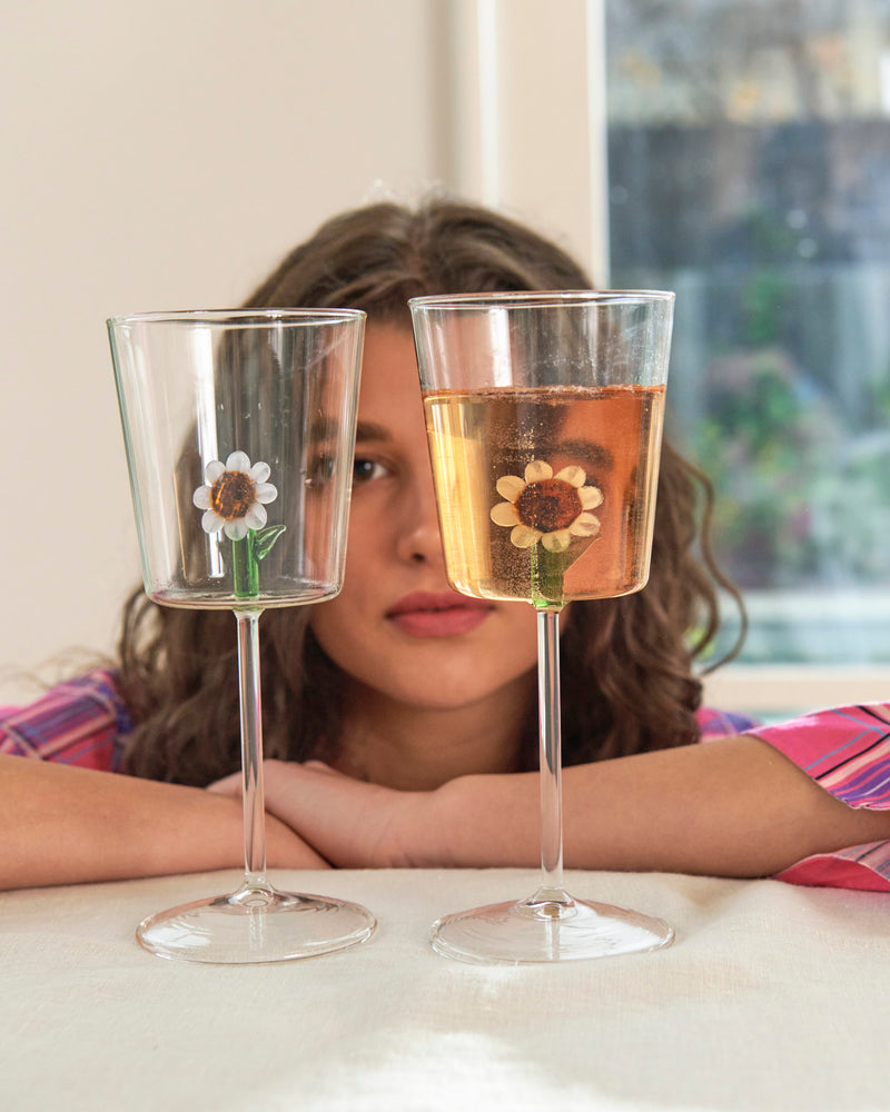 Fleur Wine Glass 2P Set