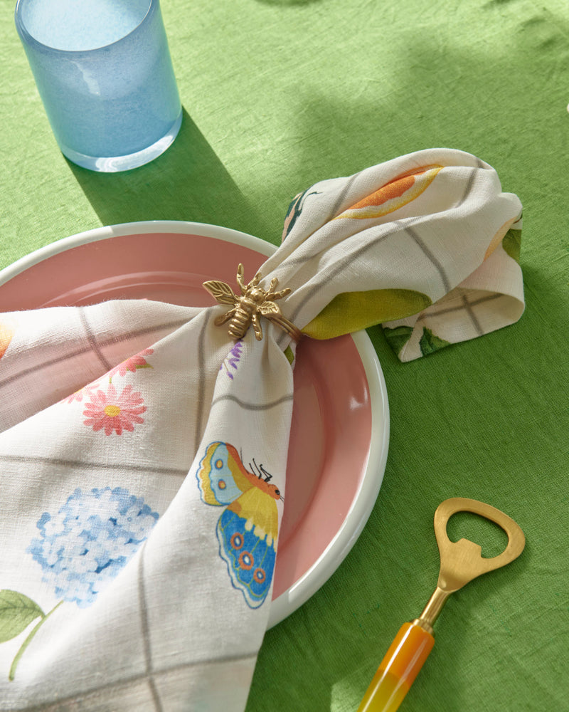 Prairie Linen 4P Napkin Set