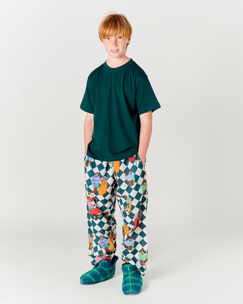 Hole In One Teen Organic Cotton Tee & Pant Pyjama Set