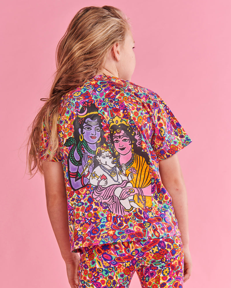 Kip&Co x Jenny Kee Peace, Love and Jenny Organic Cotton T-Shirt