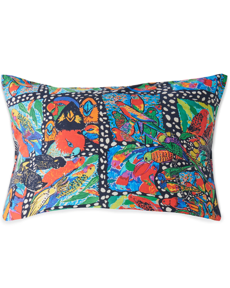 Kip&Co x Jenny Kee Parrots & Cockatoos Organic Cotton Pillowcases