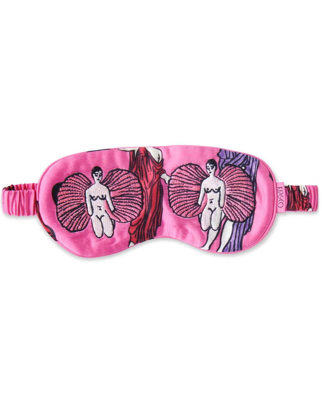 Kip&Co x Jenny Kee Pretty In Pink Silk Eye Mask