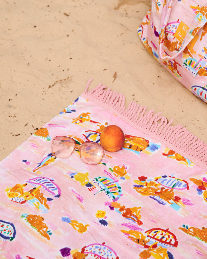 Kip&Co x Ken Done Beach Days Terry Beach Towel