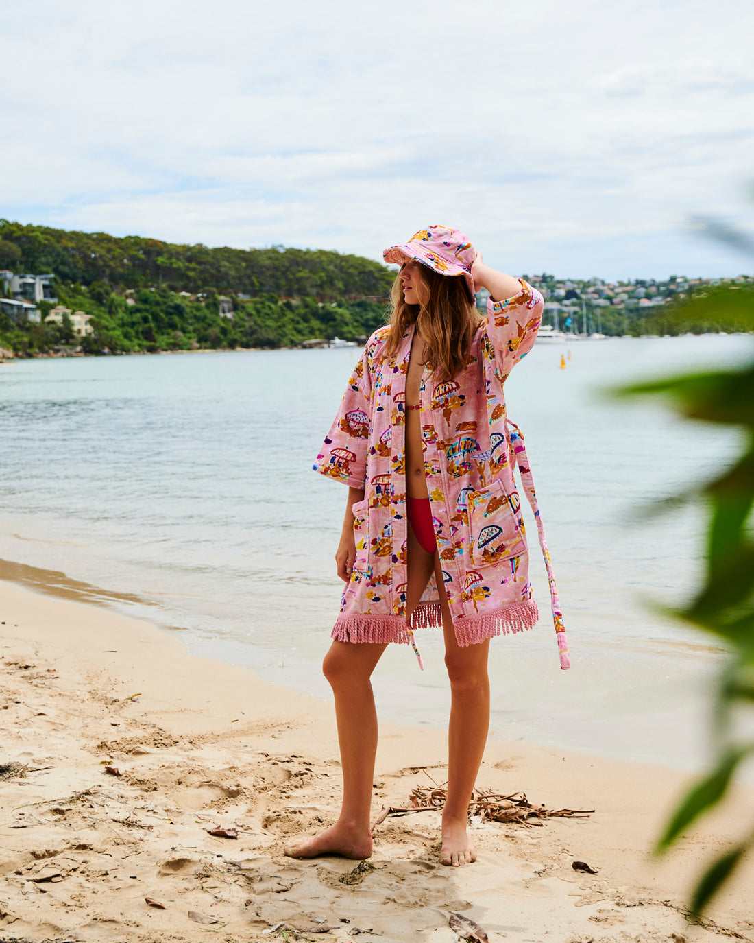 Kip&Co x Ken Done Beach Days Terry Mini Robe