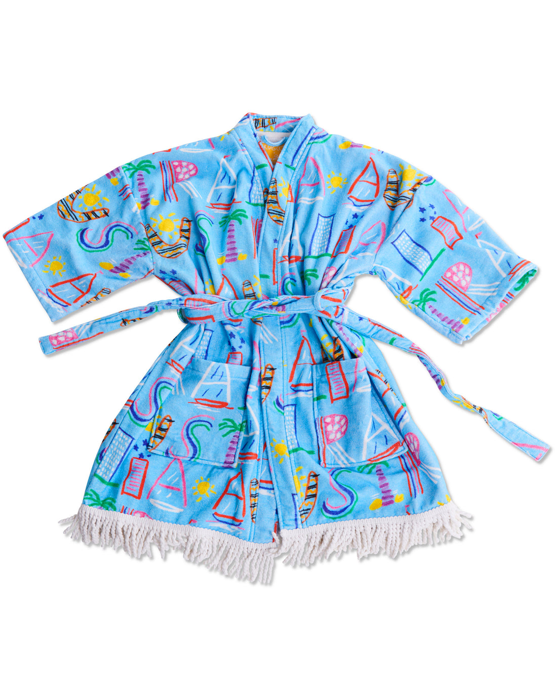 Kip&Co x Ken Done Australia Mate Terry Mini Robe