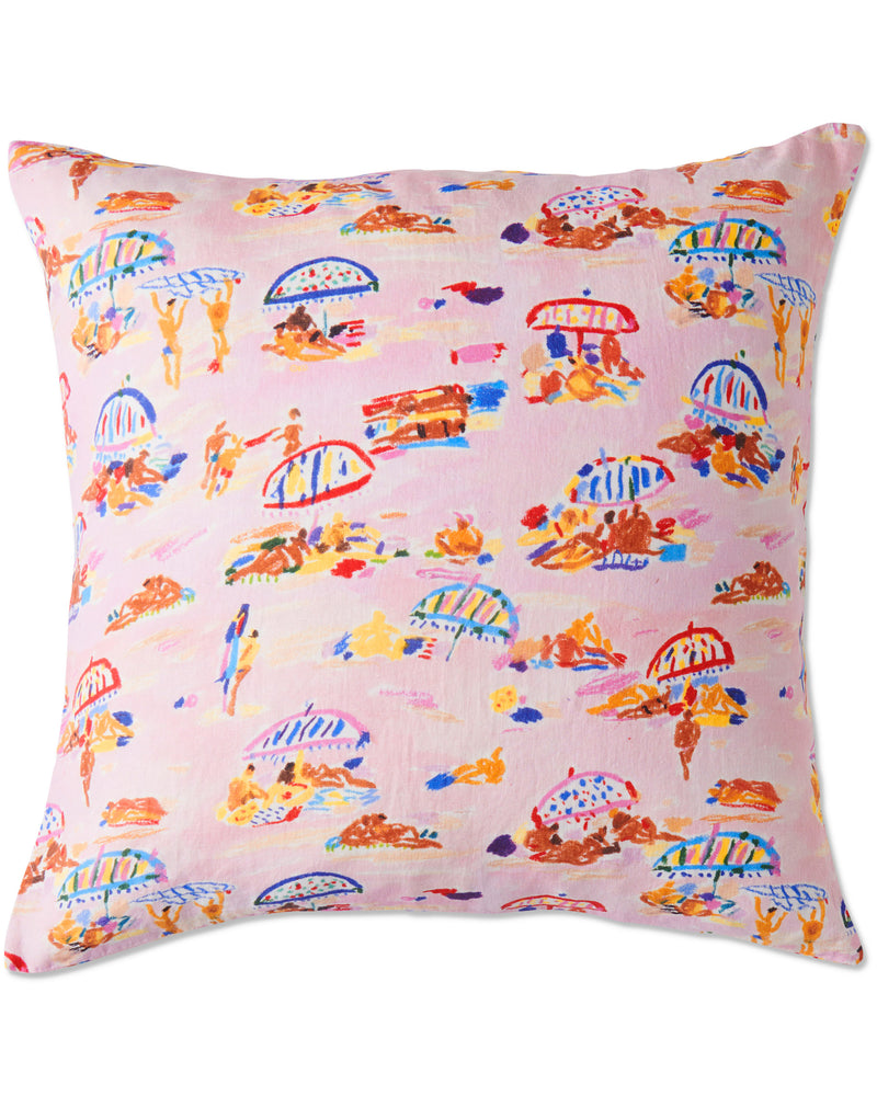 Kip&Co x Ken Done Beach Days Linen European Pillowcases