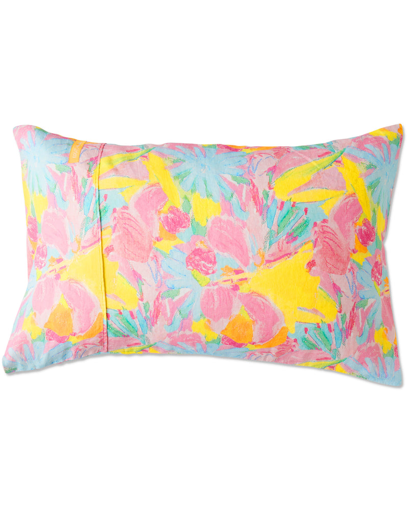 Kip&Co x Ken Done Pastel Blooms Linen Pillowcases