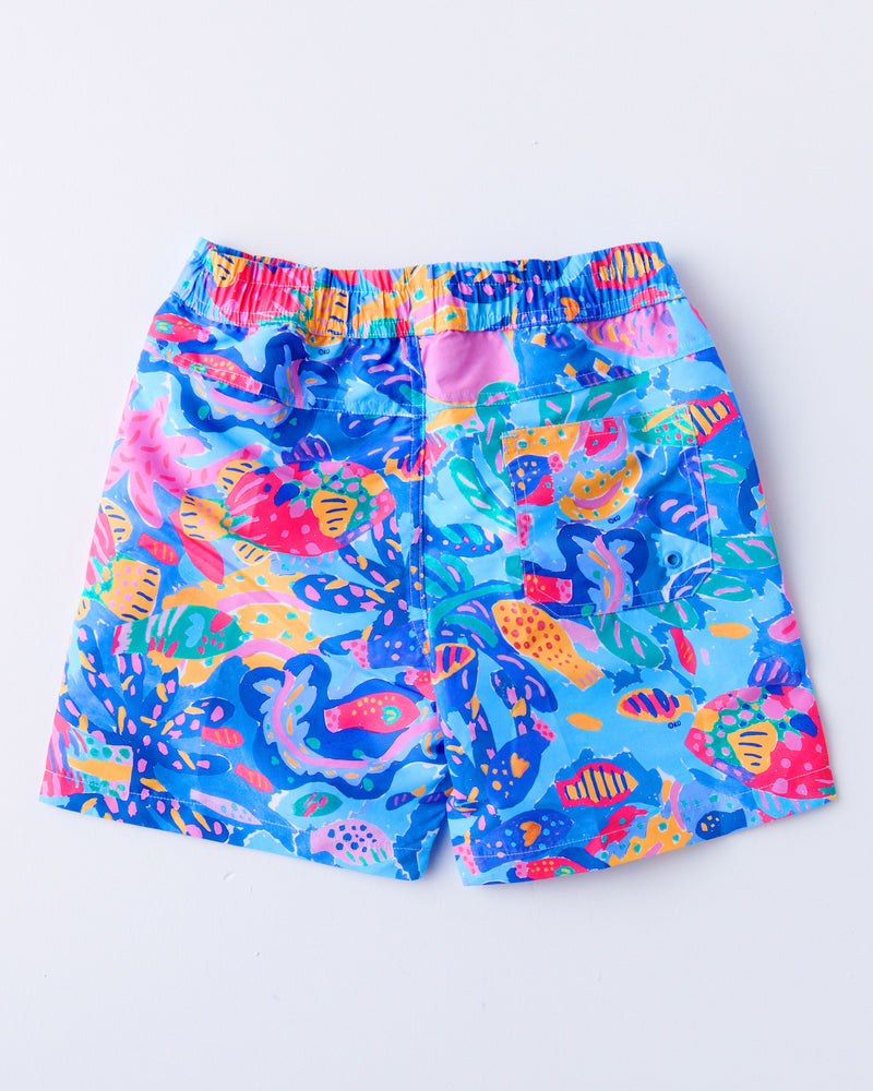 Kip&Co x Ken Done Reef Garden Boardies