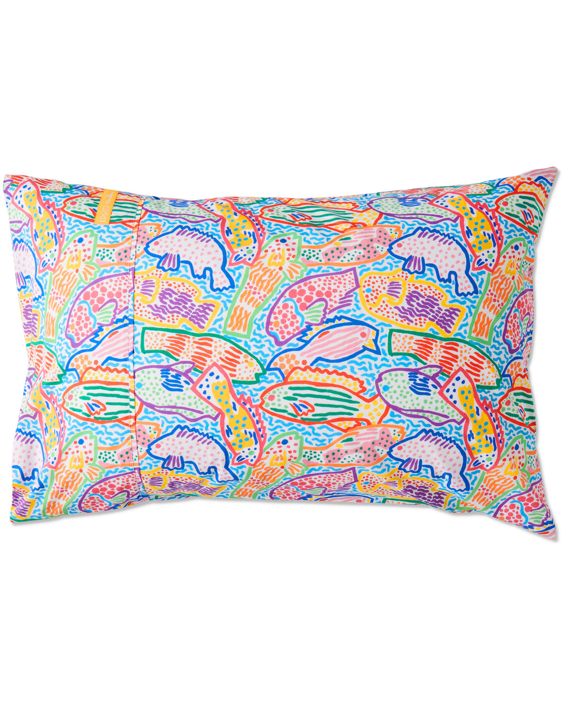 Kip&Co x Ken Done Rainbow Fish Organic Cotton Pillowcases