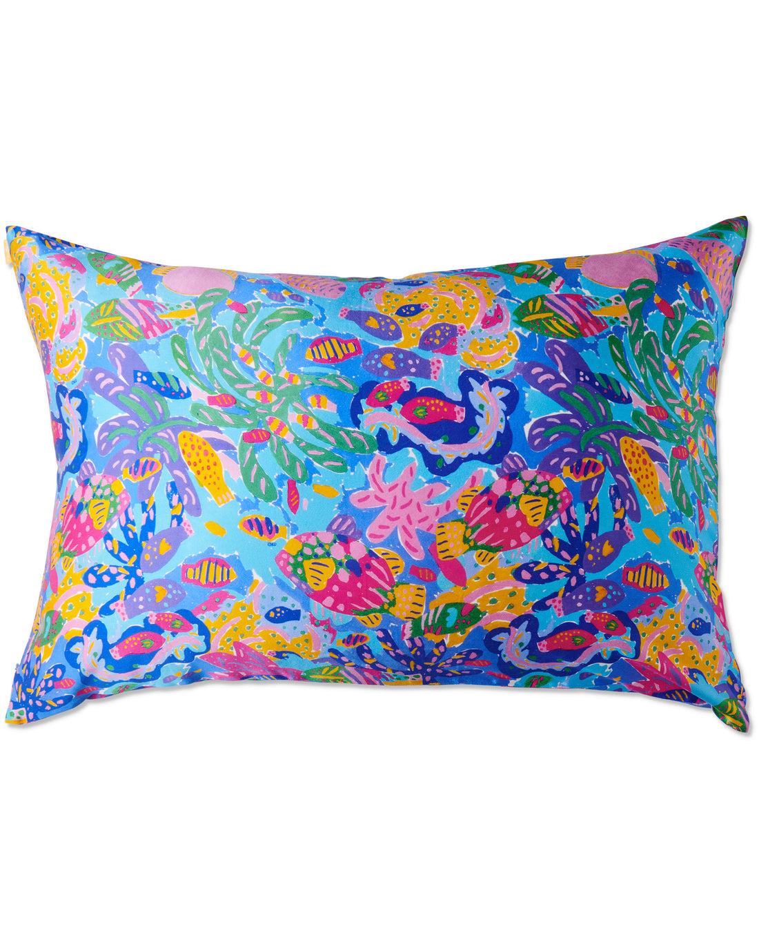 Kip&Co x Ken Done Reef Garden Silk Pillowcase