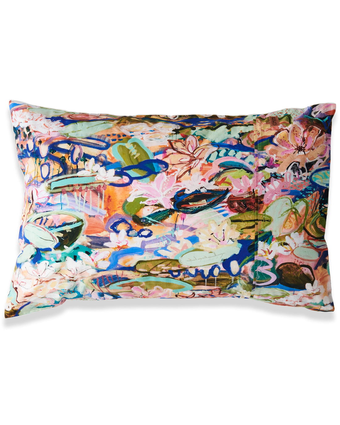 Kip&Co x Kezz Brett Waterlily Waterway Organic Cotton Pillowcases