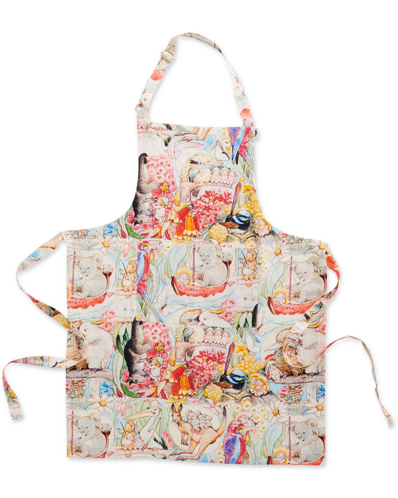 Kip&Co x May Gibbs Bush Friends Linen Apron