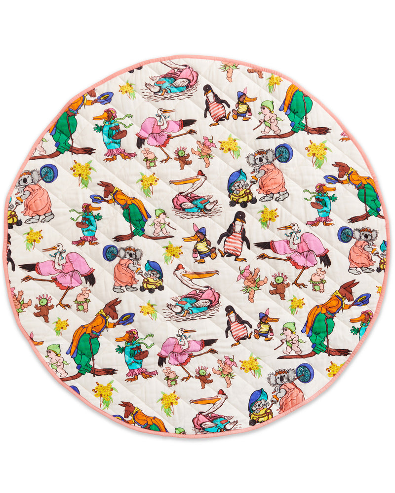 Kip&Co x May Gibbs Out and About Quilted Baby Play Mat