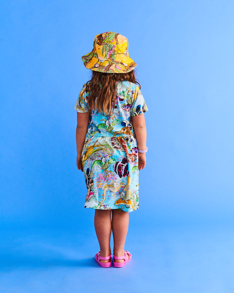 Kip&Co x May Gibbs Waterworld Organic Cotton Everyday Dress