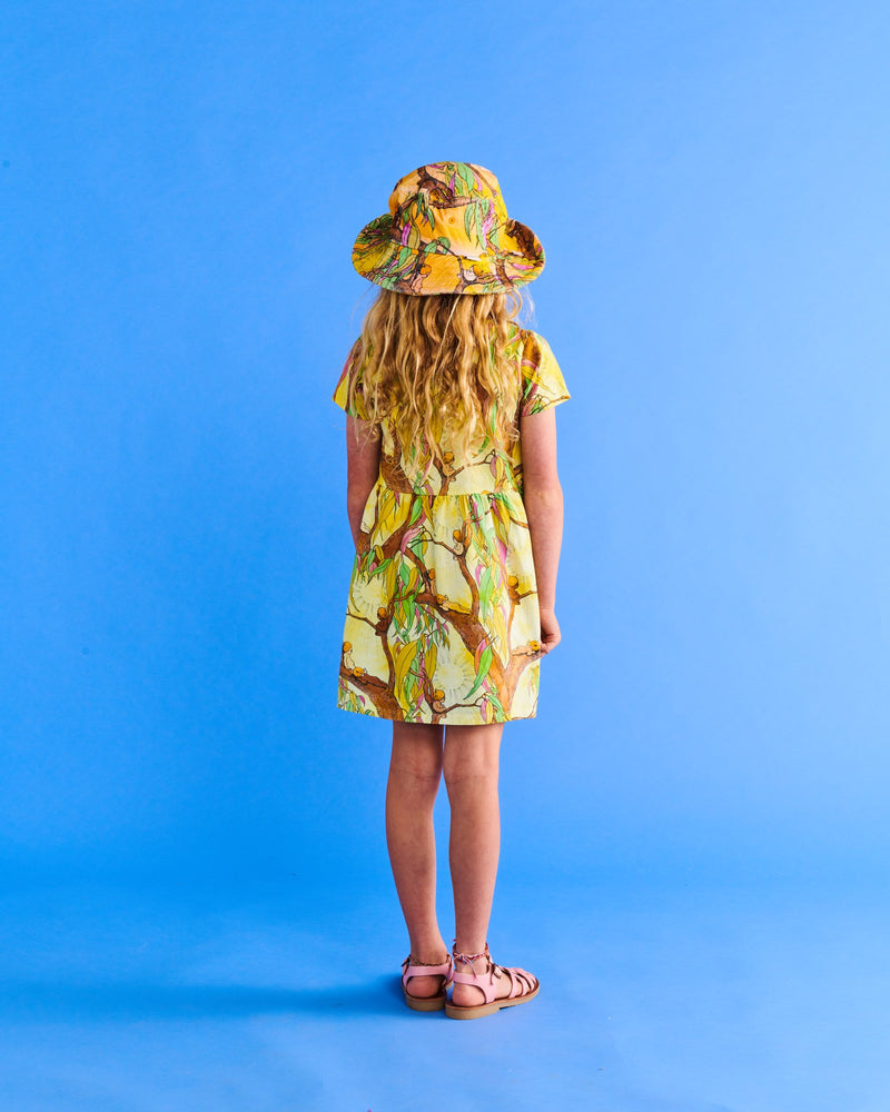 Kip&Co x May Gibbs Sunrise Delight Tie Dye Organic Cotton Everyday Dress