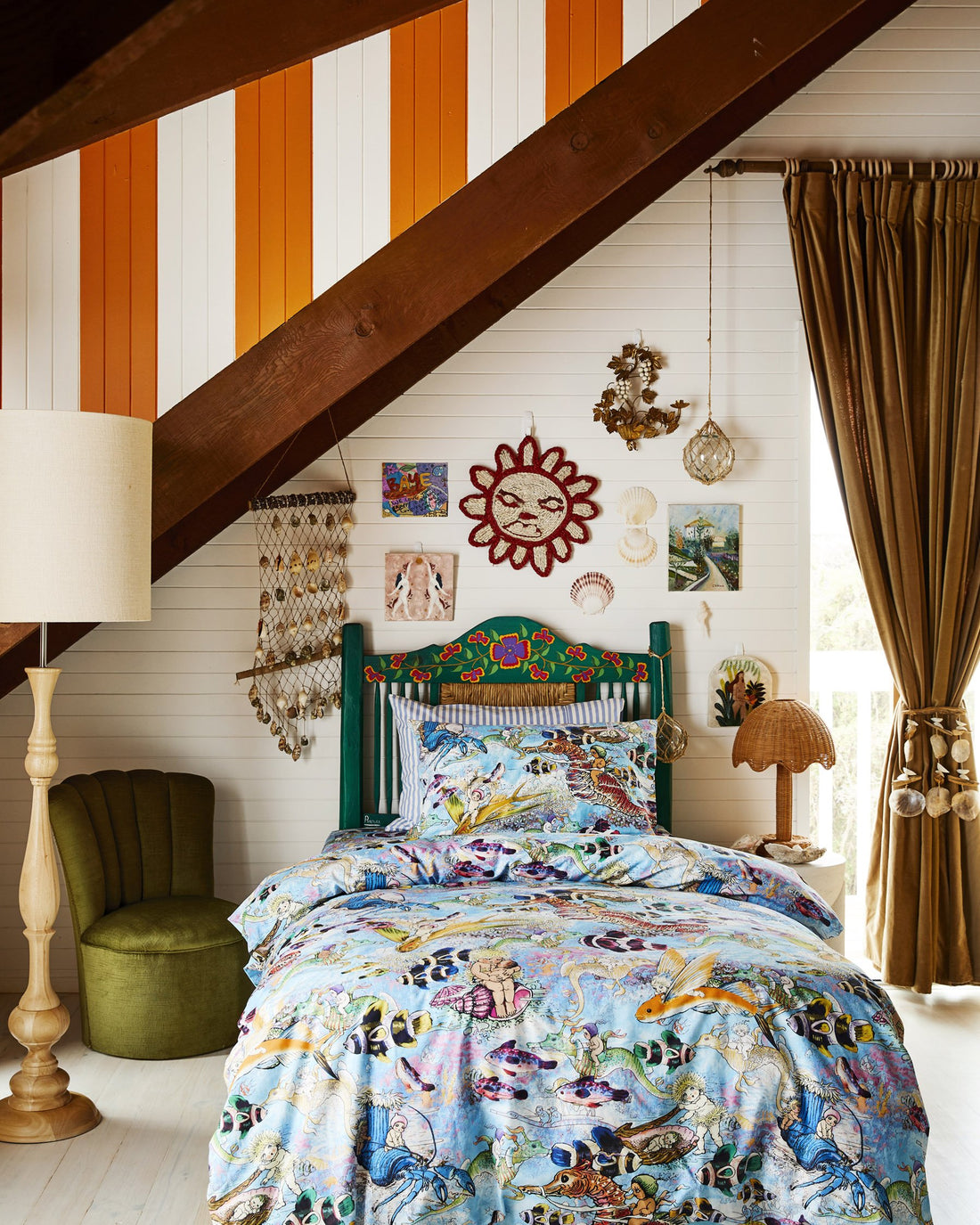 Kip&Co x May Gibbs Waterworld Organic Cotton Quilt Cover