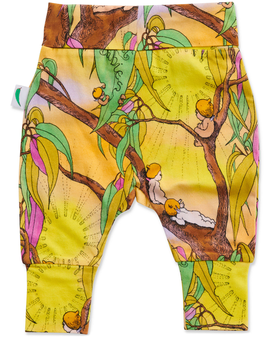 Kip&Co x May Gibbs Sunrise Delight Organic Drop Crotch Pant