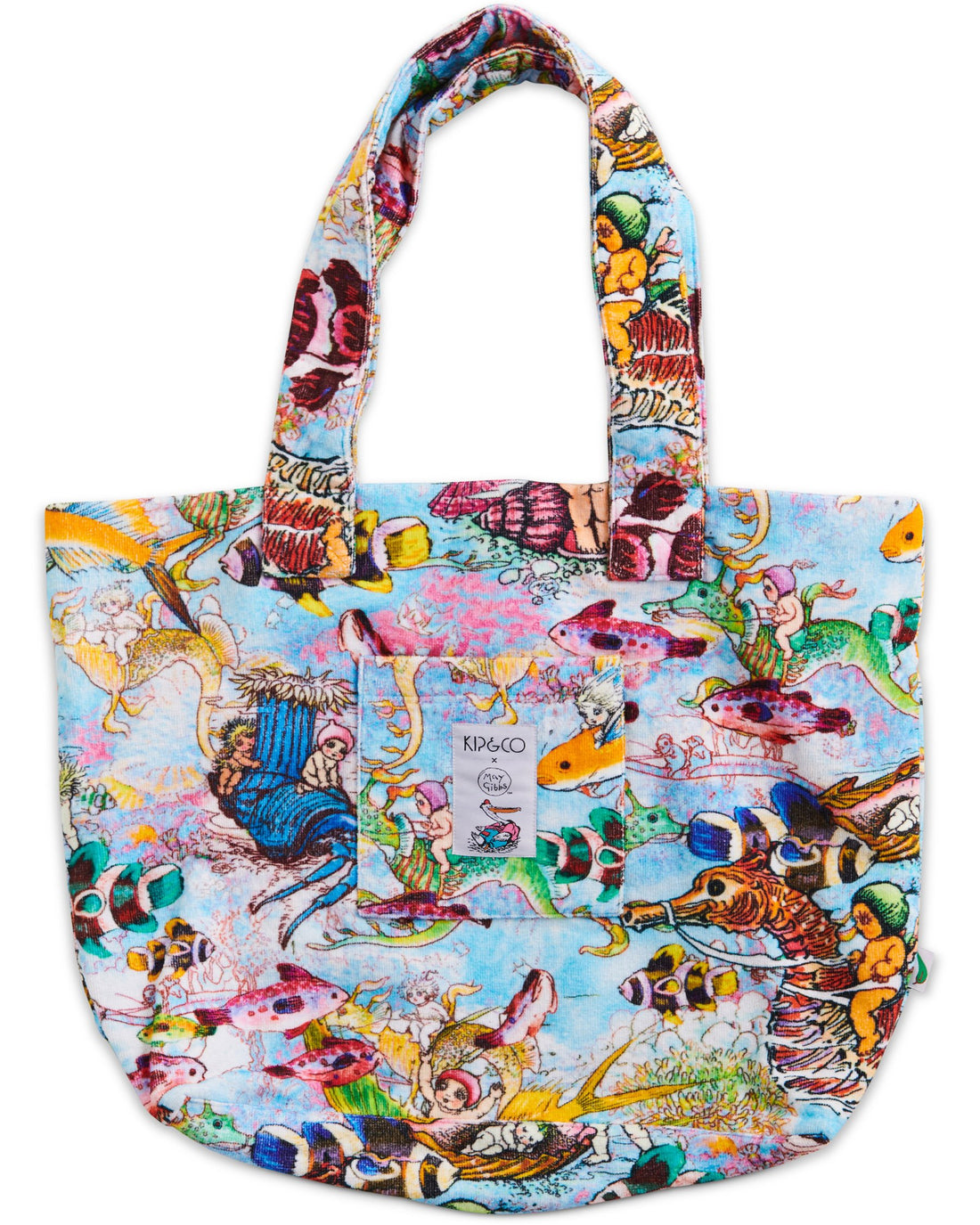 Kip&Co x May Gibbs Waterworld Terry Beach Bag