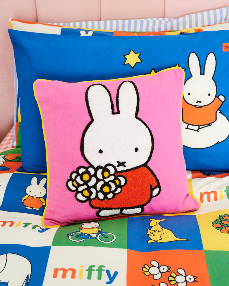 Kip&Co x Miffy Goodnight Organic Cotton Pillowcase