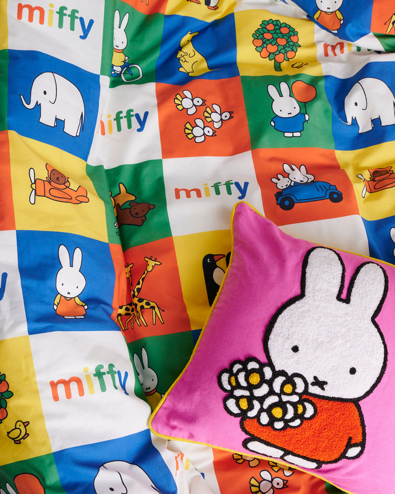 Kip&Co x Miffy Miffy's Adventures Organic Cotton Quilt Cover