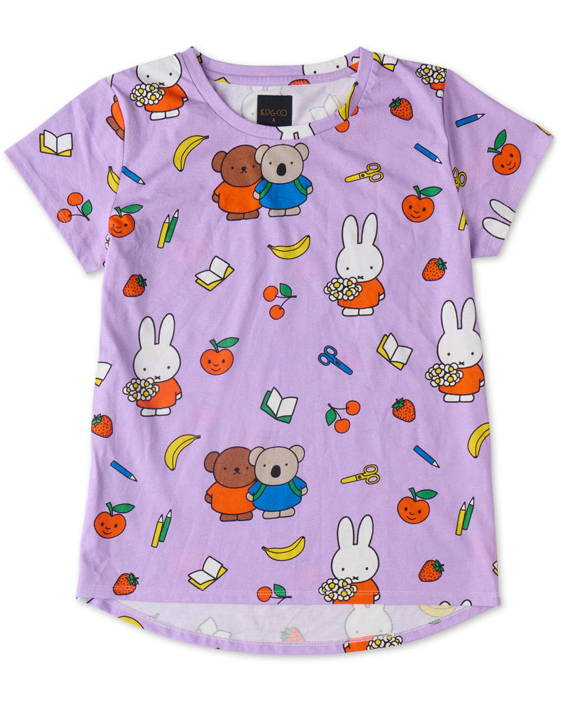 Kip&Co x Miffy Miffy's Playtime Adult Organic Cotton T-shirt