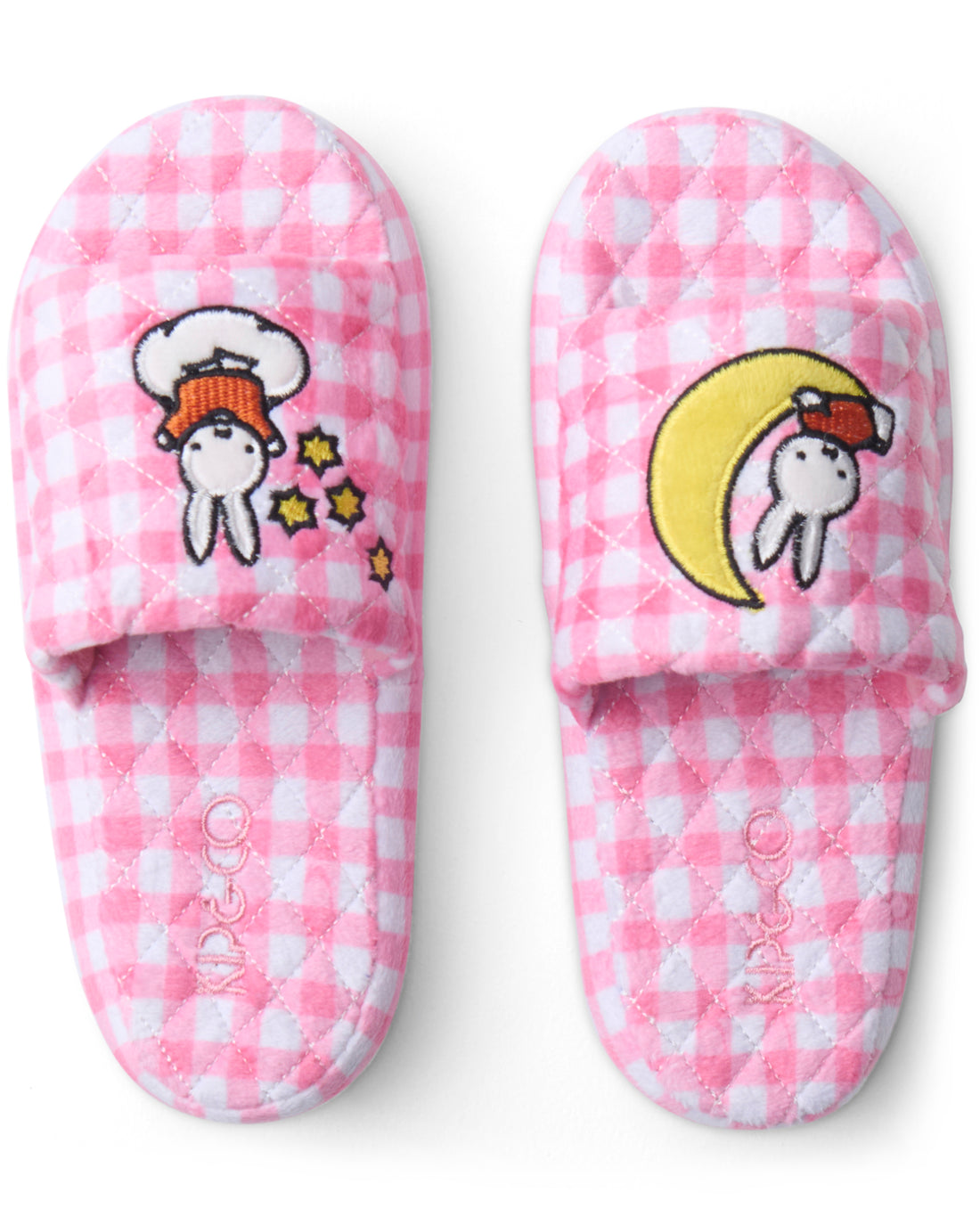 Kip&Co x Miffy Quilted Velvet Kids Slippers