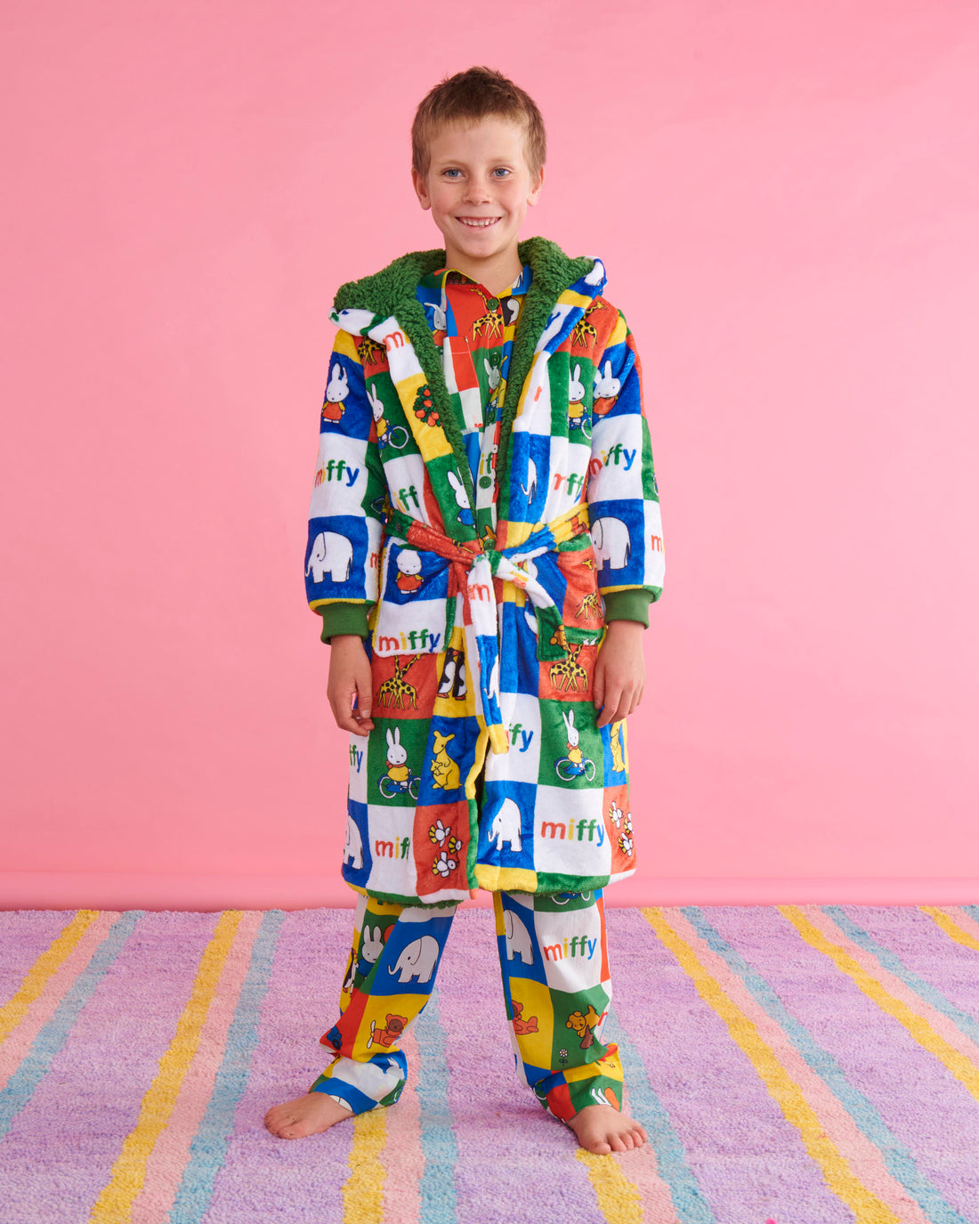 Kip&Co x Miffy Miffy's Adventures Kuddle Kids Robe