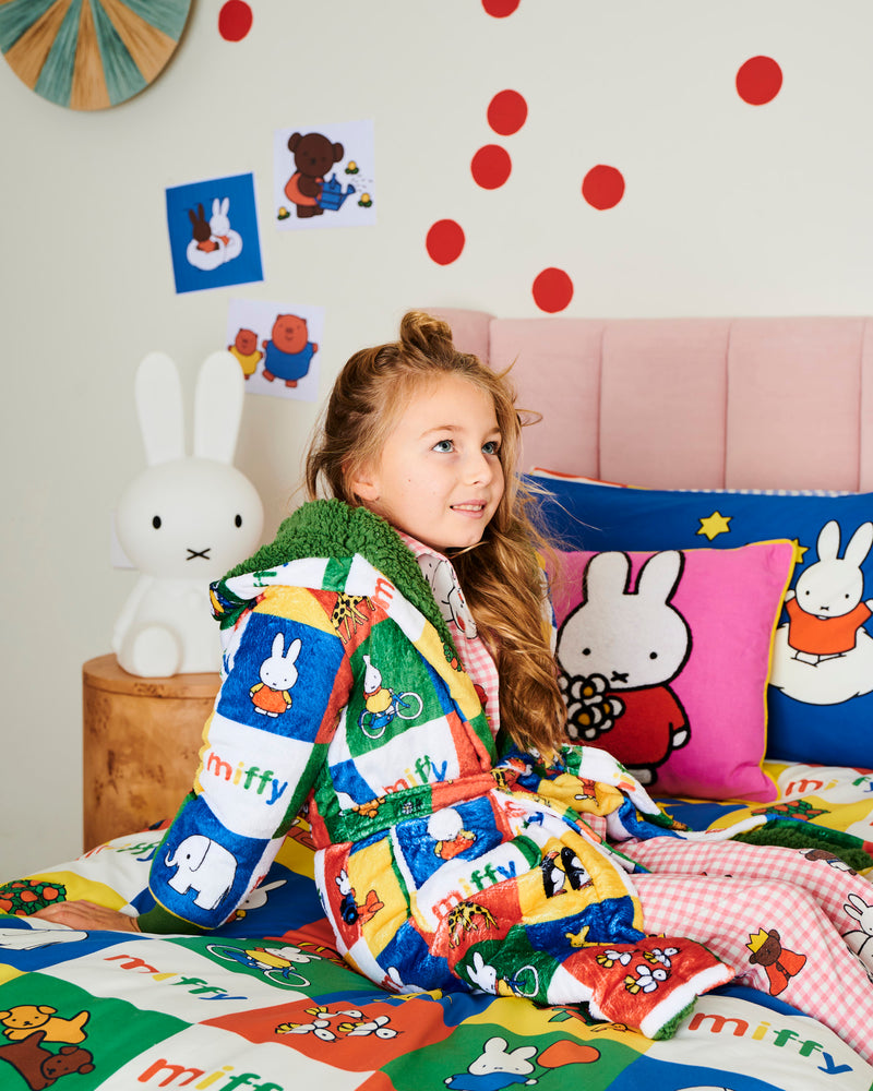 Kip&Co x Miffy Miffy's Adventures Kuddle Kids Robe