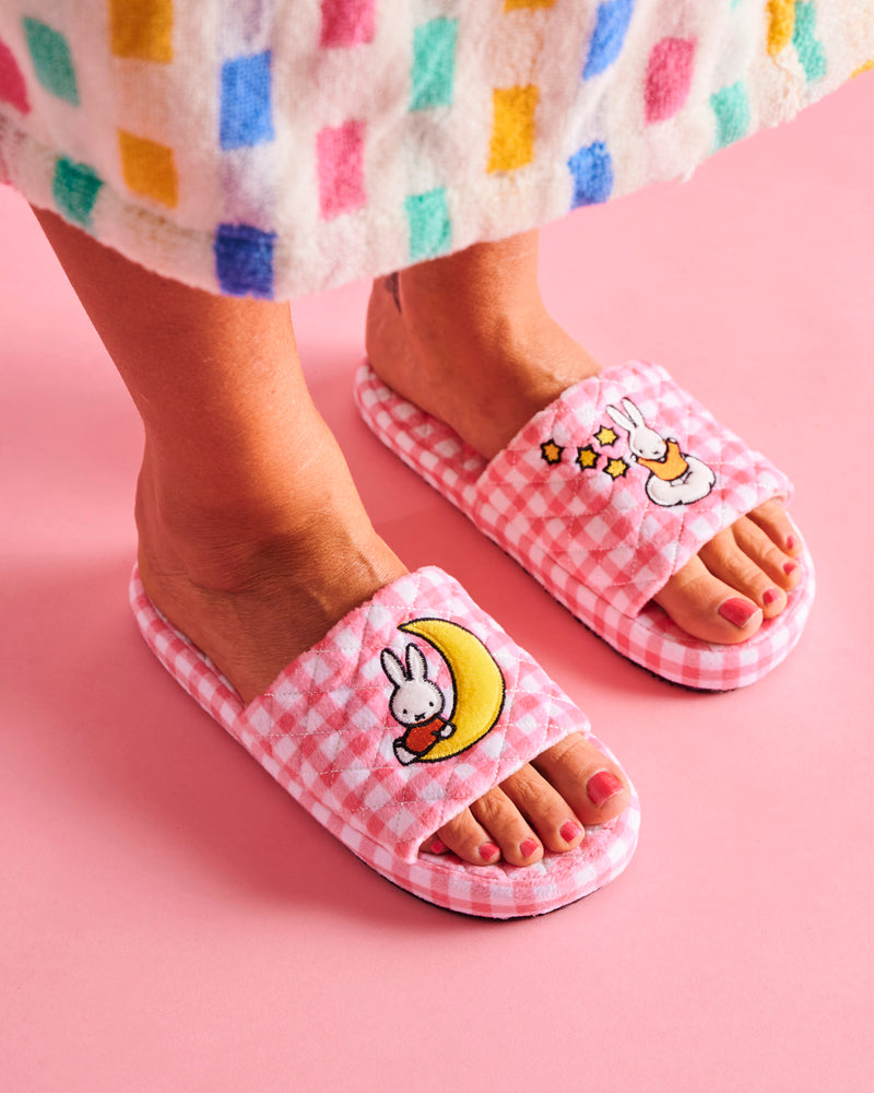 Kip&Co x Miffy Quilted Velvet Adult Slippers