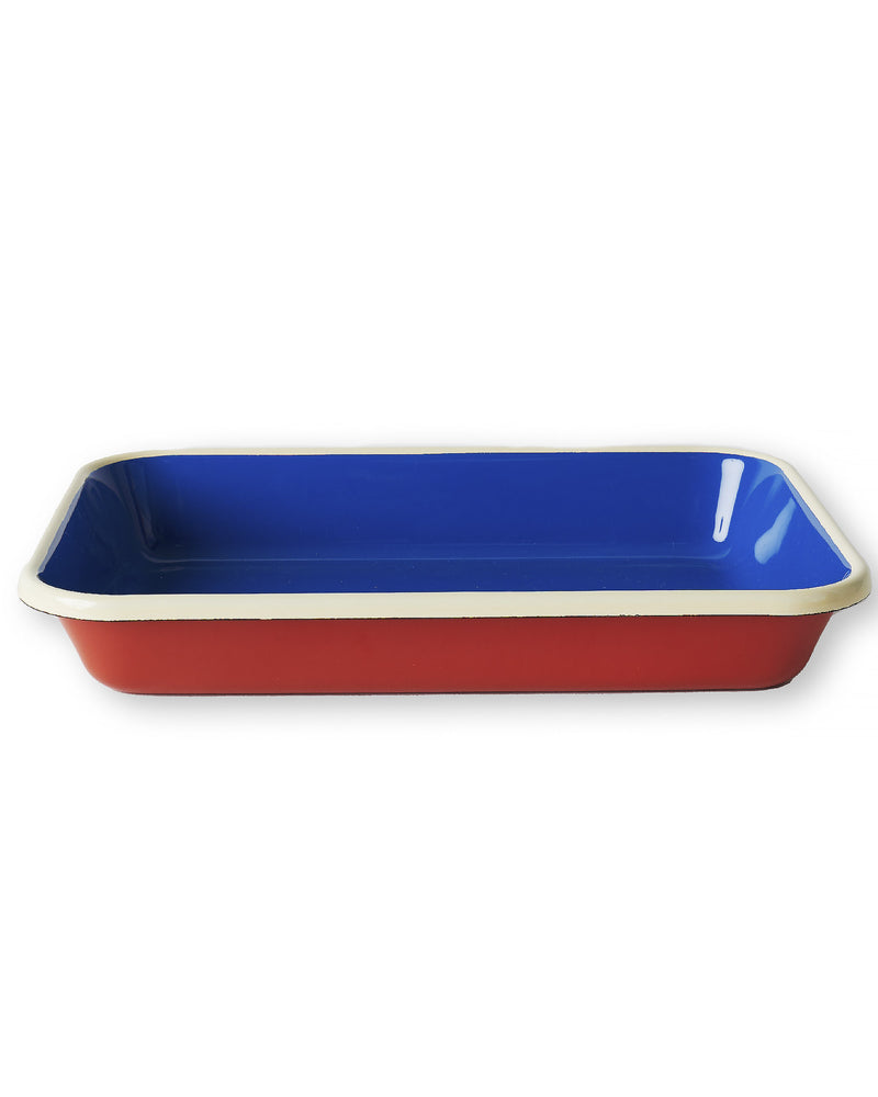 Nomad Block Colour Enamel Baking Tray