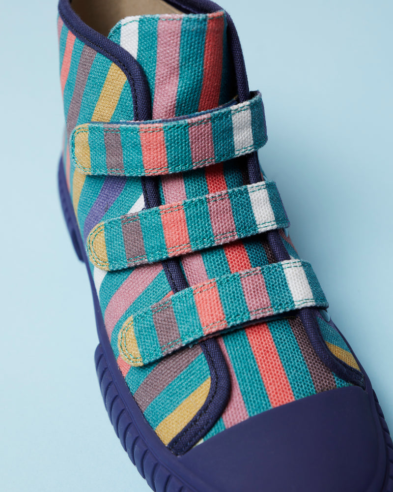 Piccolini x Kip&Co Big Stripe High Top Sneaker