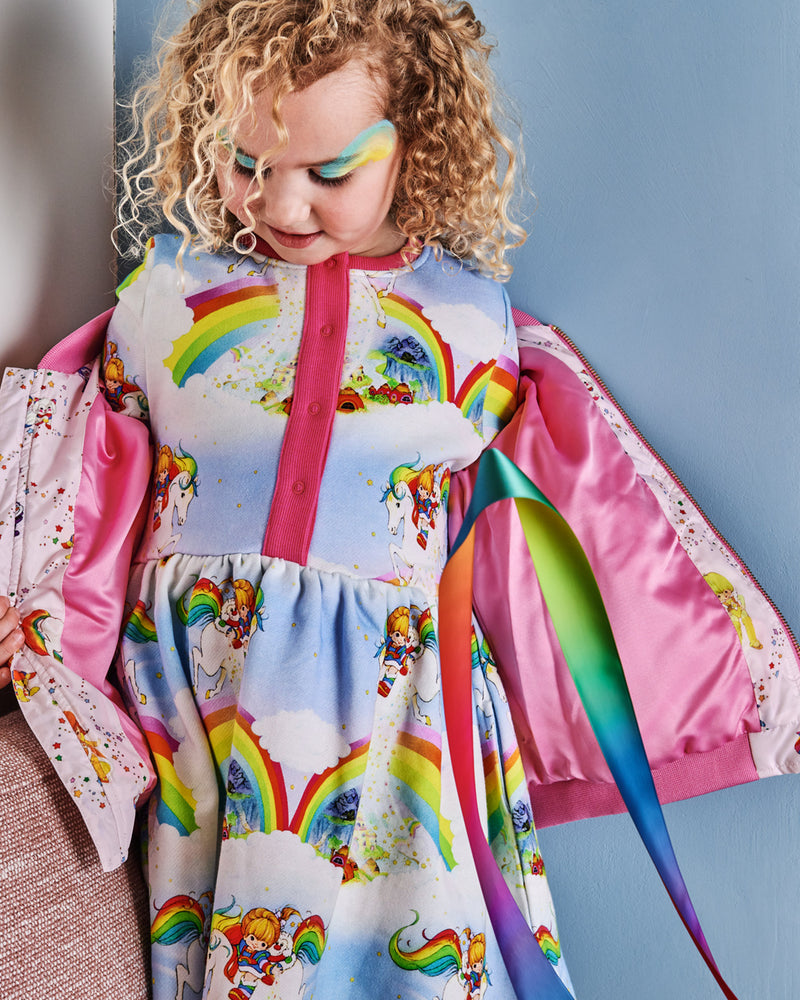 Kip&Co x Rainbow Brite Magic Sky Organic Cotton Winter Dress