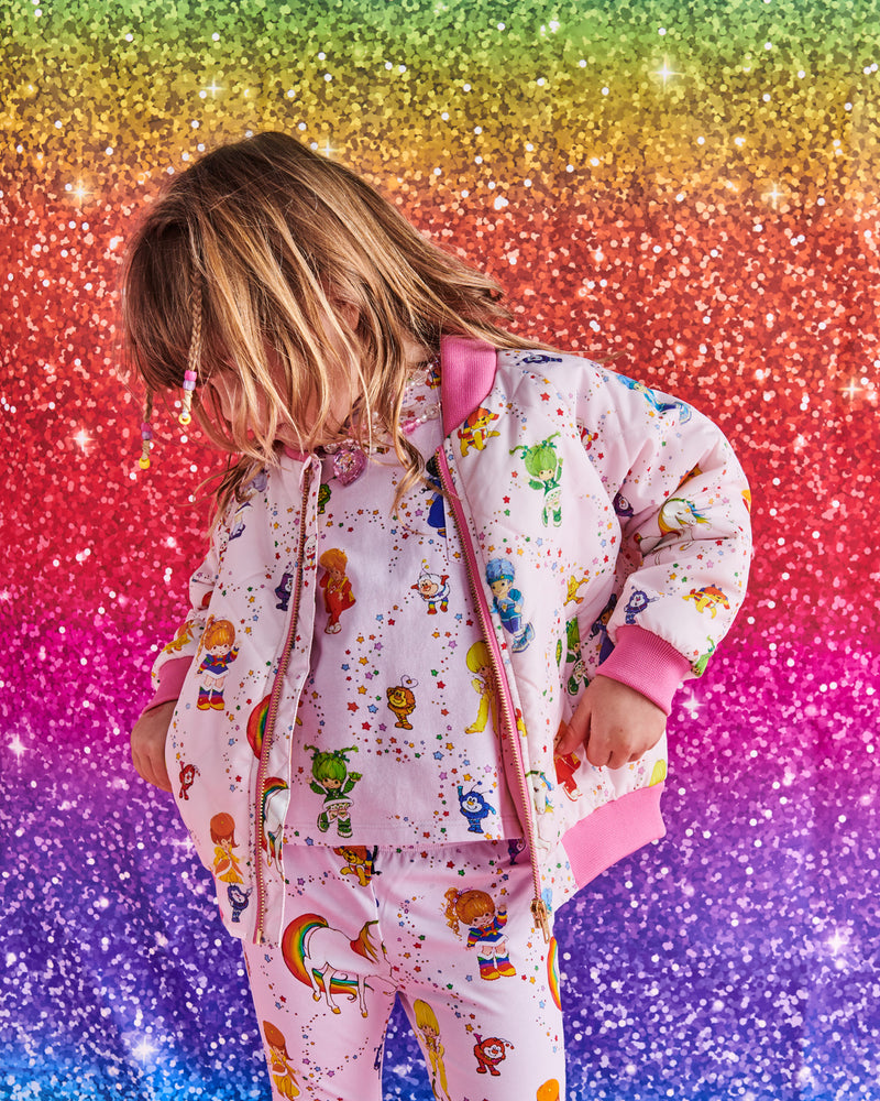 Kip&Co x Rainbow Brite Star Shower Organic Cotton T-Shirt