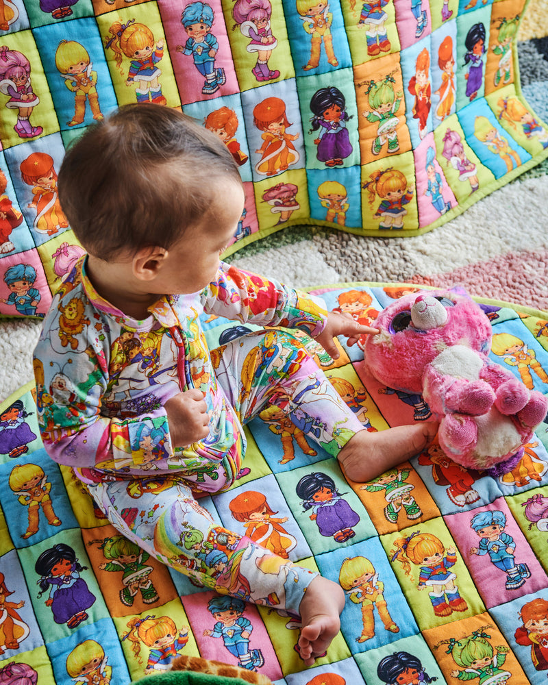 Kip&Co x Rainbow Brite The Gang Quilted Baby Play Mat