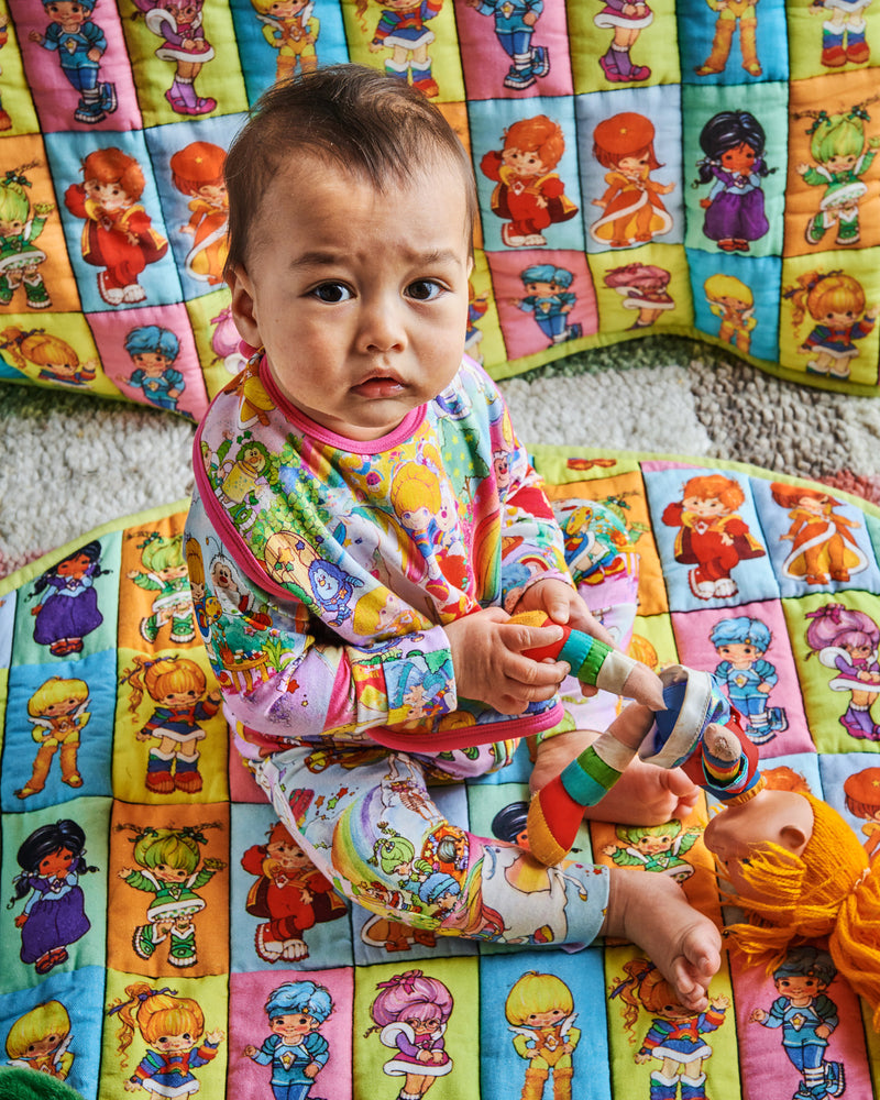 Kip&Co x Rainbow Brite The Gang Quilted Baby Play Mat