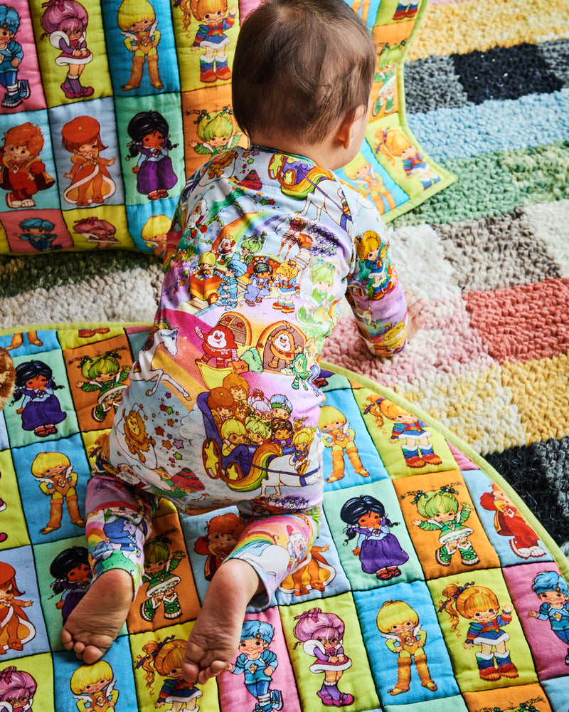 Kip&Co x Rainbow Brite The Gang Quilted Baby Play Mat